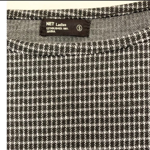 Cute checkered peplum top by NET - Picture 4 of 4